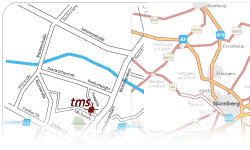 Stadt- und Autobahnplan